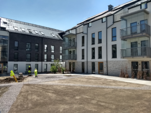 Site photo of Kronetorp Precast Project in Sweden
