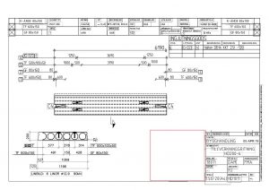 Hollow core slab fabrication drawing