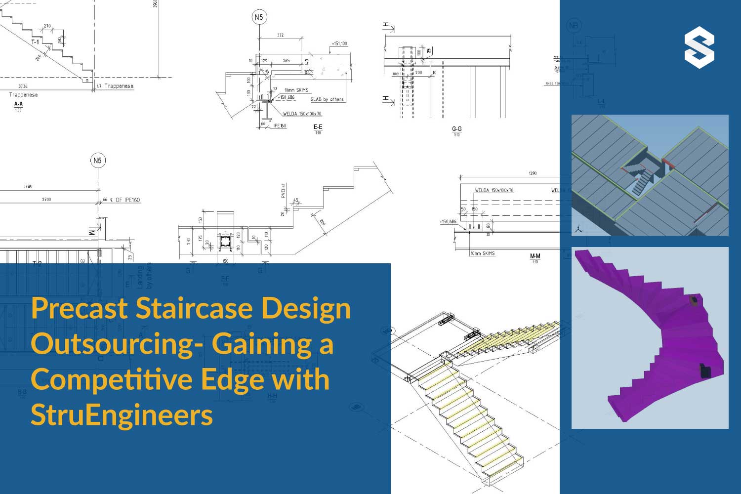 Precast Staircase-Design-Outsourcing--Gaining-a-Competitive-Edge-with-StruEngineers