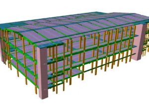 3D model of ITB structure Hybrid Precast Structure