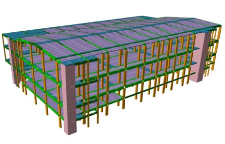 3D model of ITB structure Hybrid Precast Structure